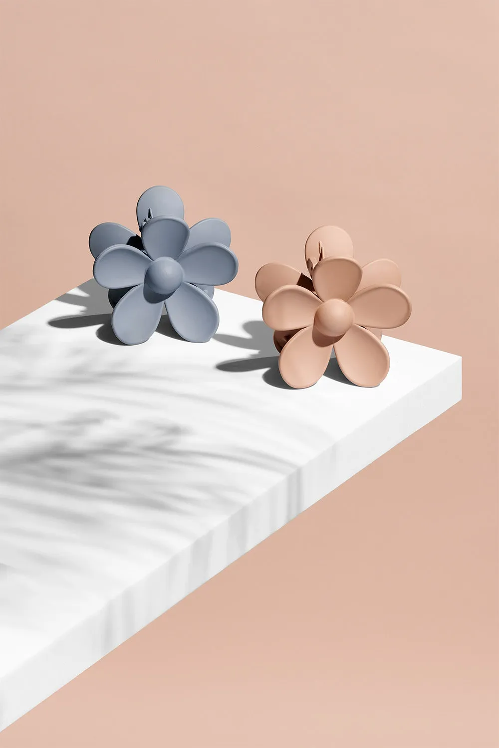Secret Garden Flower Claw Clip - Slate