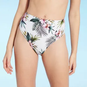 Shade & Shore Women's High-Leg High-Waist Bikini Bottom