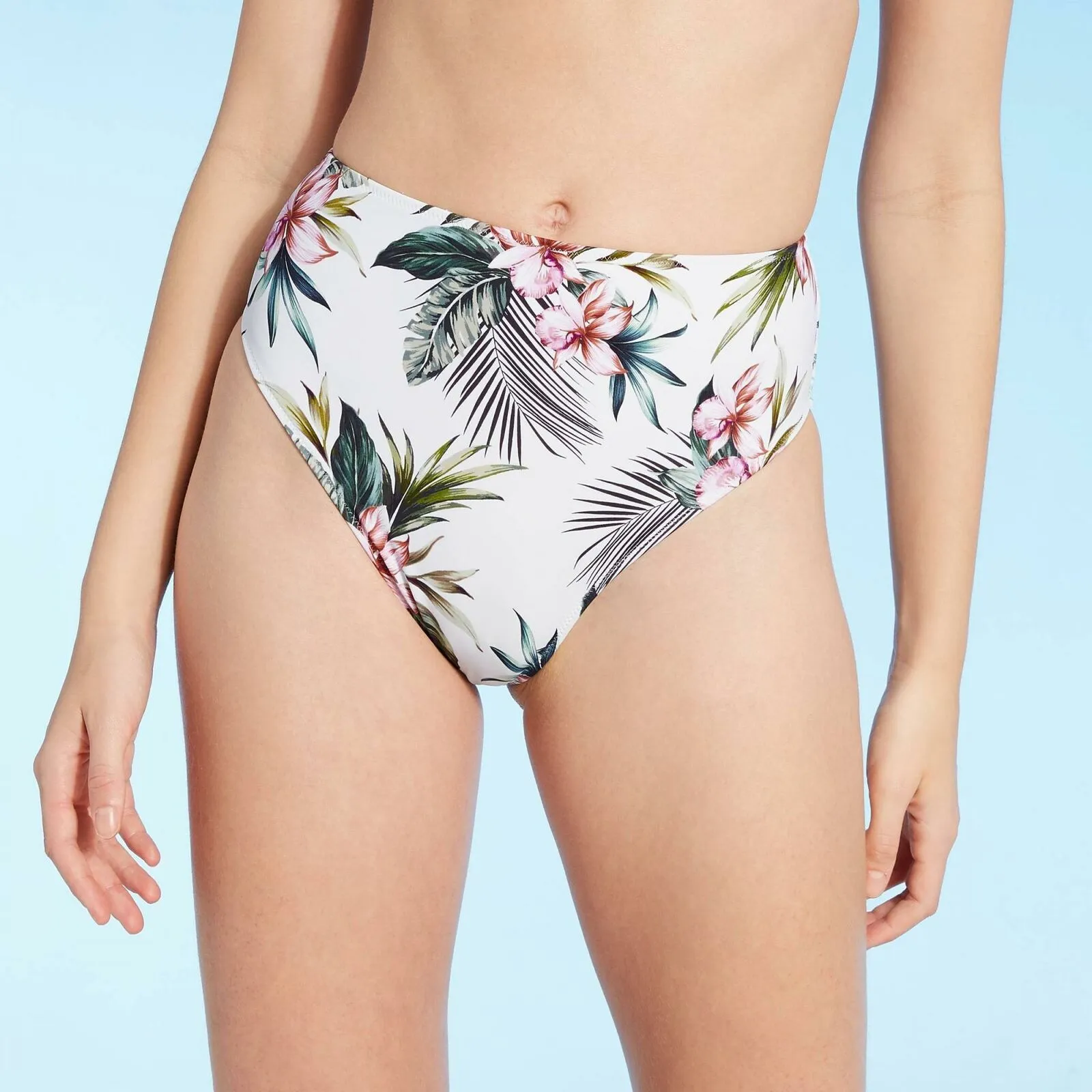 Shade & Shore Women's High-Leg High-Waist Bikini Bottom
