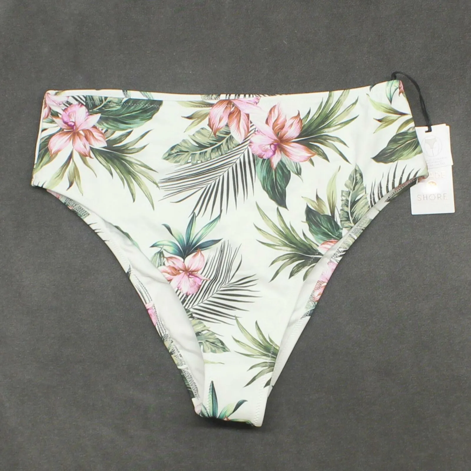 Shade & Shore Women's High-Leg High-Waist Bikini Bottom