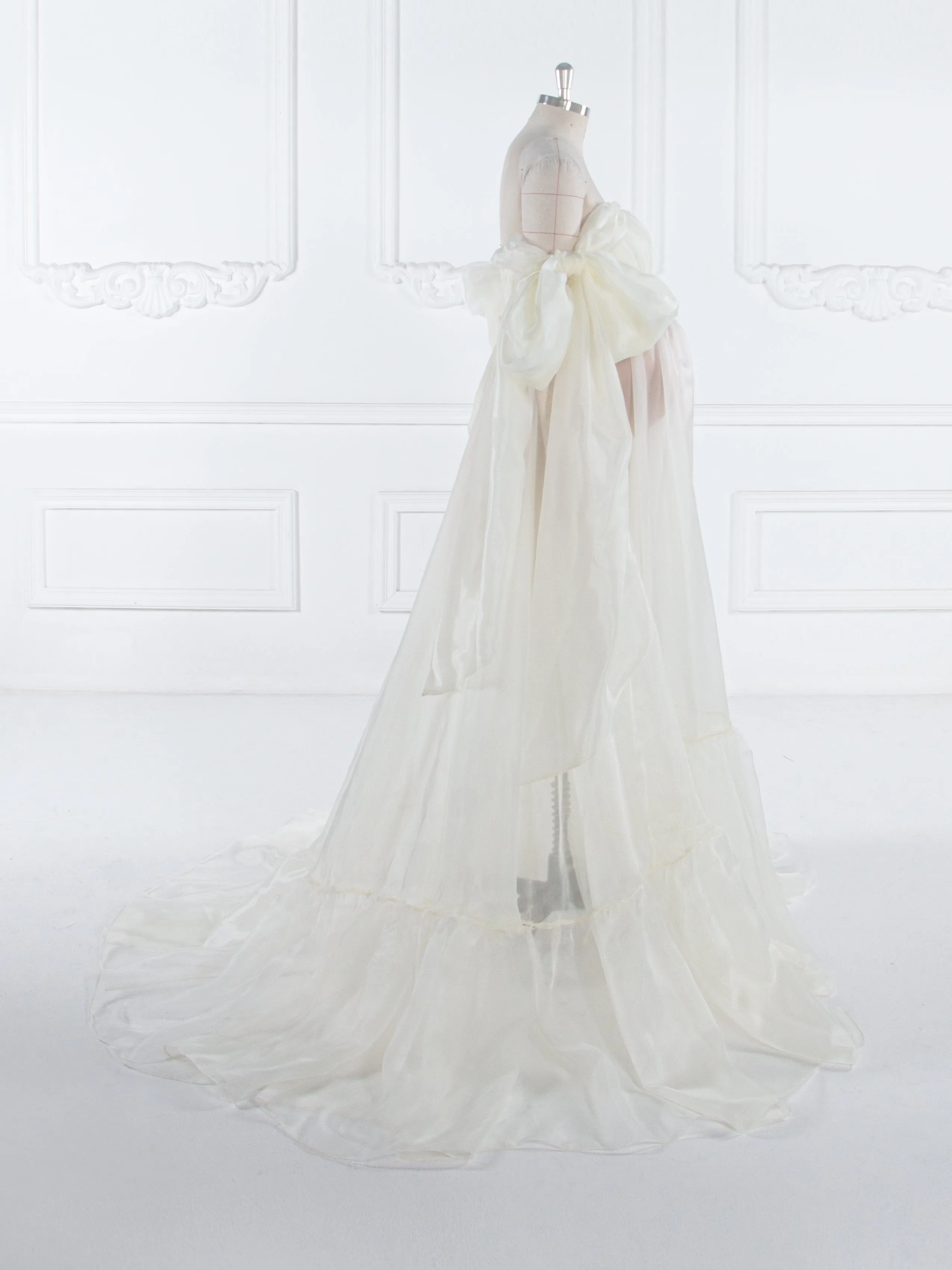 Silk Soft Organza Maternity Baby Shower Dress Summer Maternity Dress for Photoshoot YW240019
