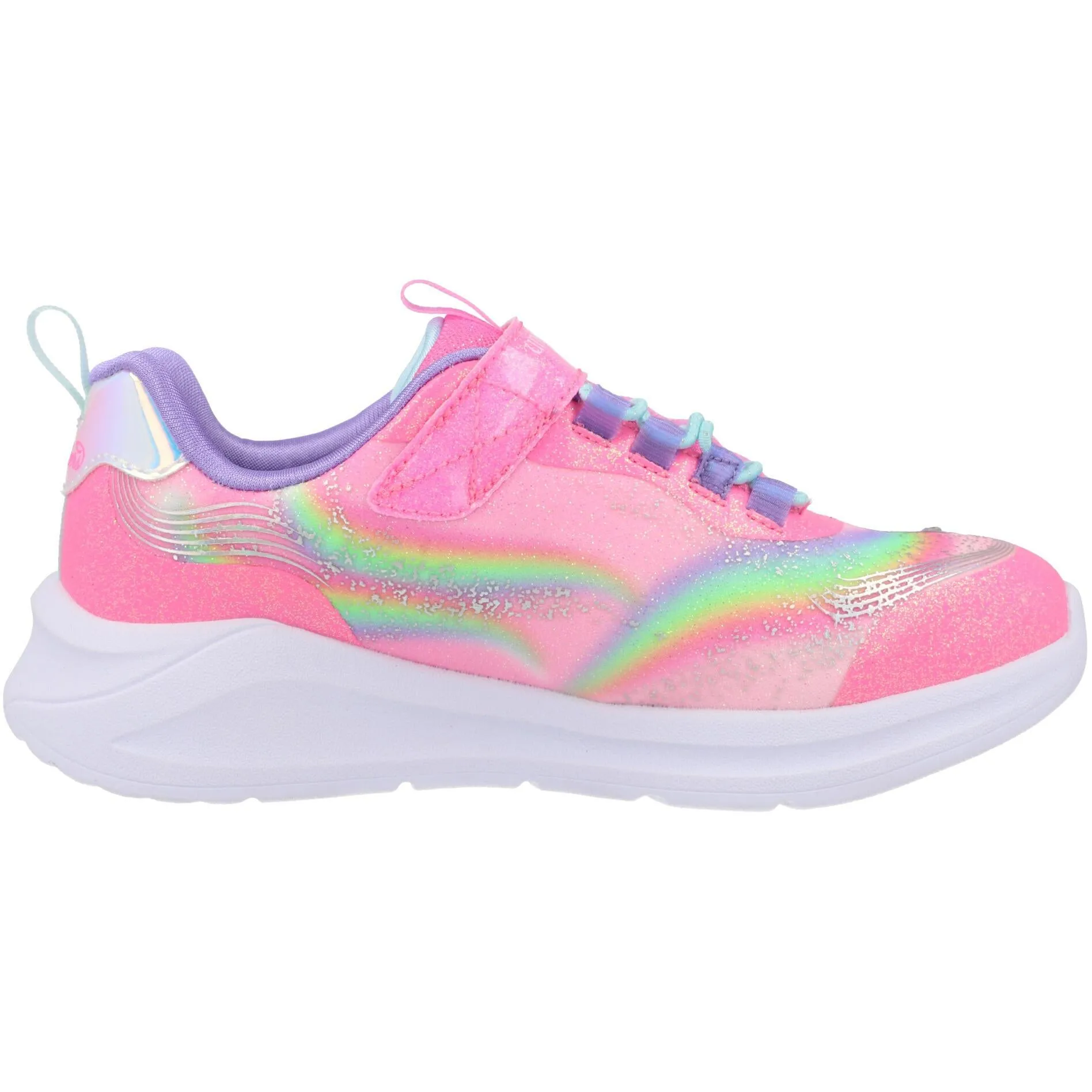 Skechers S Lights Unicorn Chaser Pink Kids Sneakers