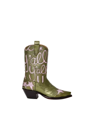 Sophie Metallic Olive