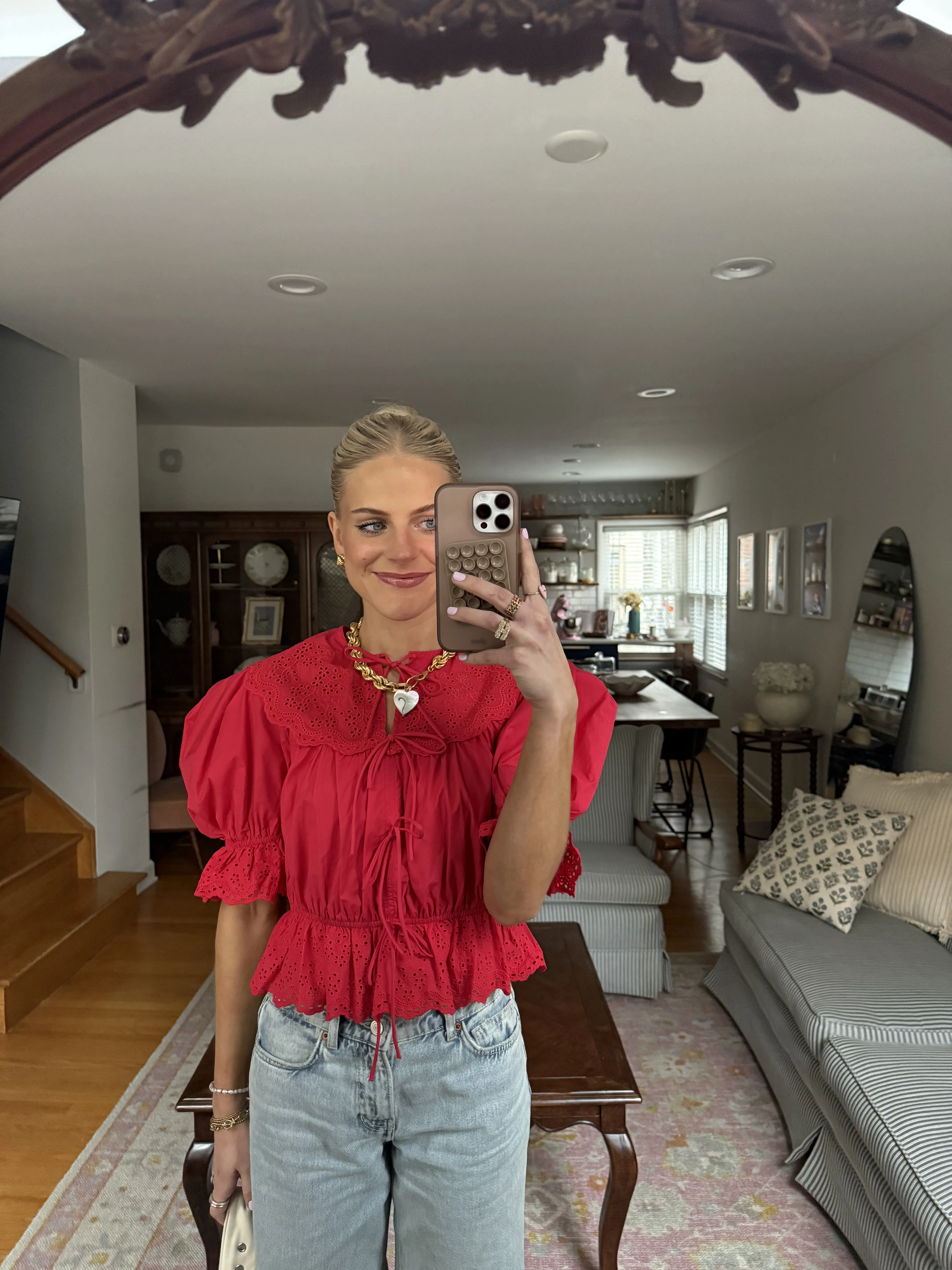 Summers In Italy Top // Red