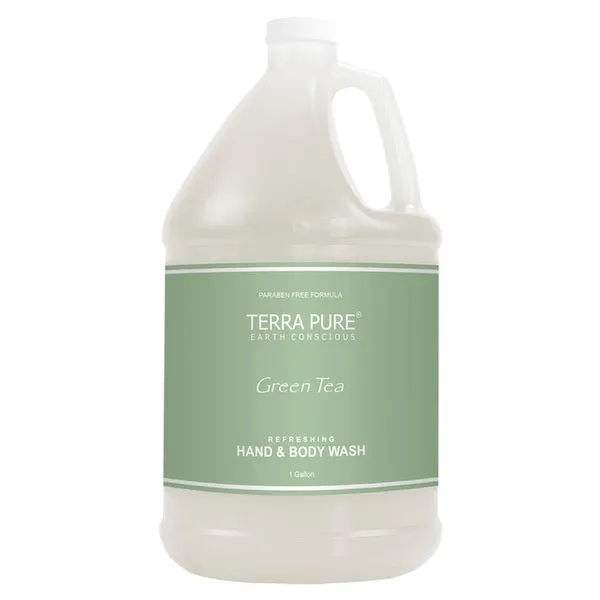 Terra Pure Green Tea Refreshing Hand & Body Wash in Gallons