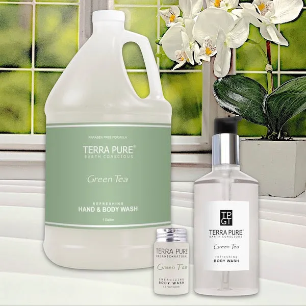 Terra Pure Green Tea Refreshing Hand & Body Wash in Gallons