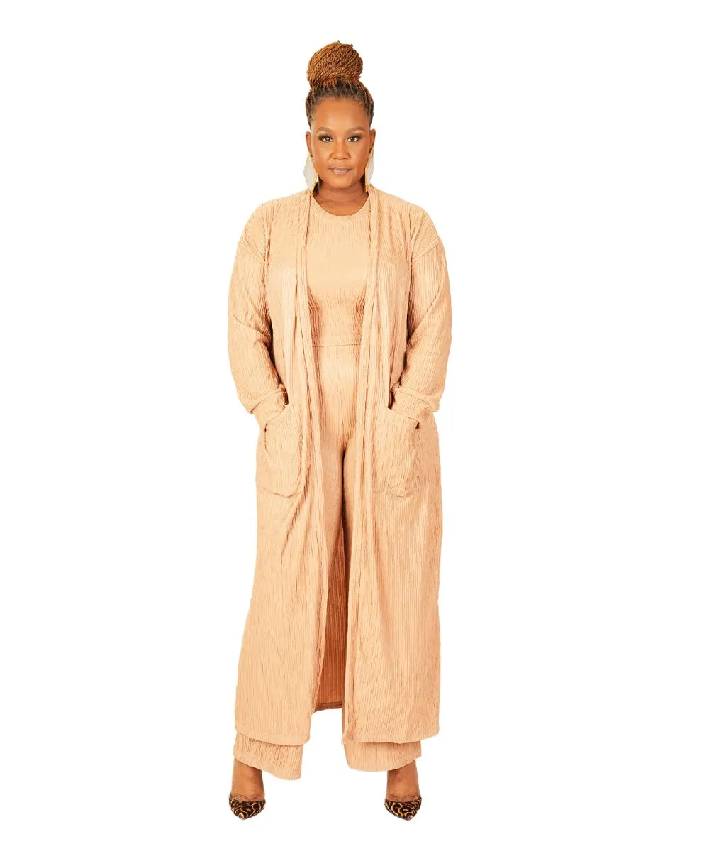 Three Piece Cardigan Set