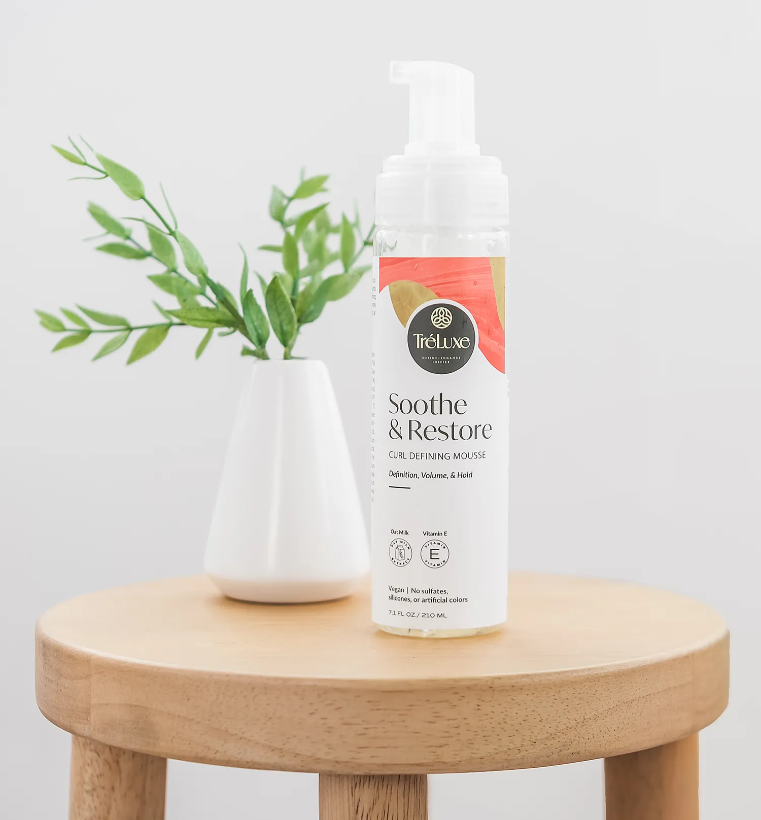 TréLuxe Soothe & Restore Curl Defining Mousse 7.1oz