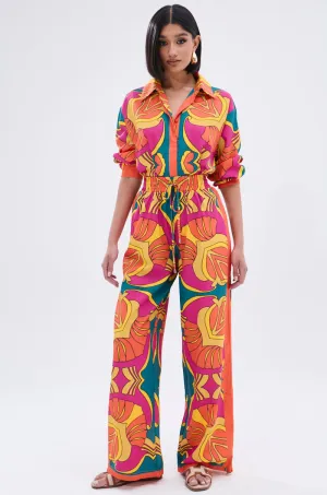 TROPICAL DREAMS WIDE LEG PANT