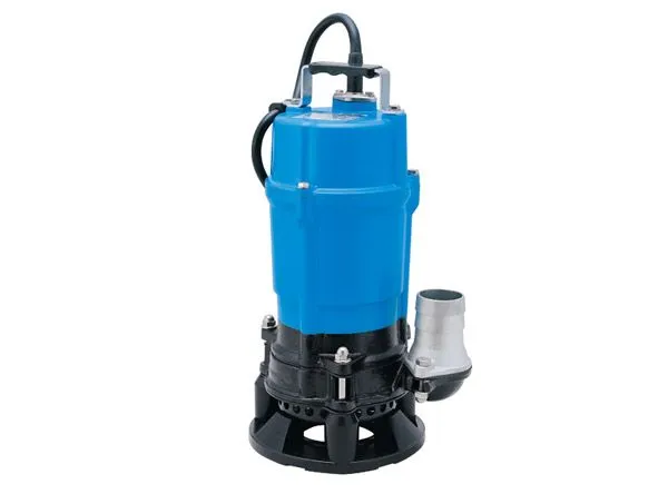 Tsurumi portable dewatering pump (slurry) with discharge hose HSD