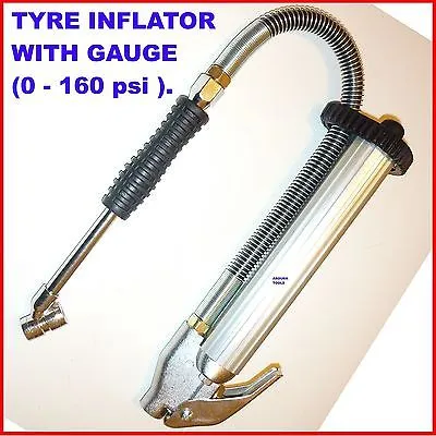 TYRE INFLATOR / DEFLATOR WITH ANALOG GAUGE - PROFESSIONAL QUALITY - NEW.