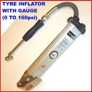 TYRE INFLATOR / DEFLATOR WITH ANALOG GAUGE - PROFESSIONAL QUALITY - NEW.