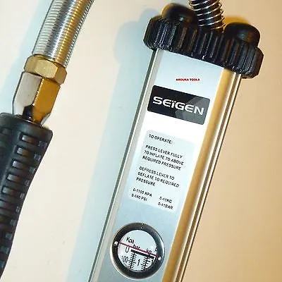 TYRE INFLATOR / DEFLATOR WITH ANALOG GAUGE - PROFESSIONAL QUALITY - NEW.