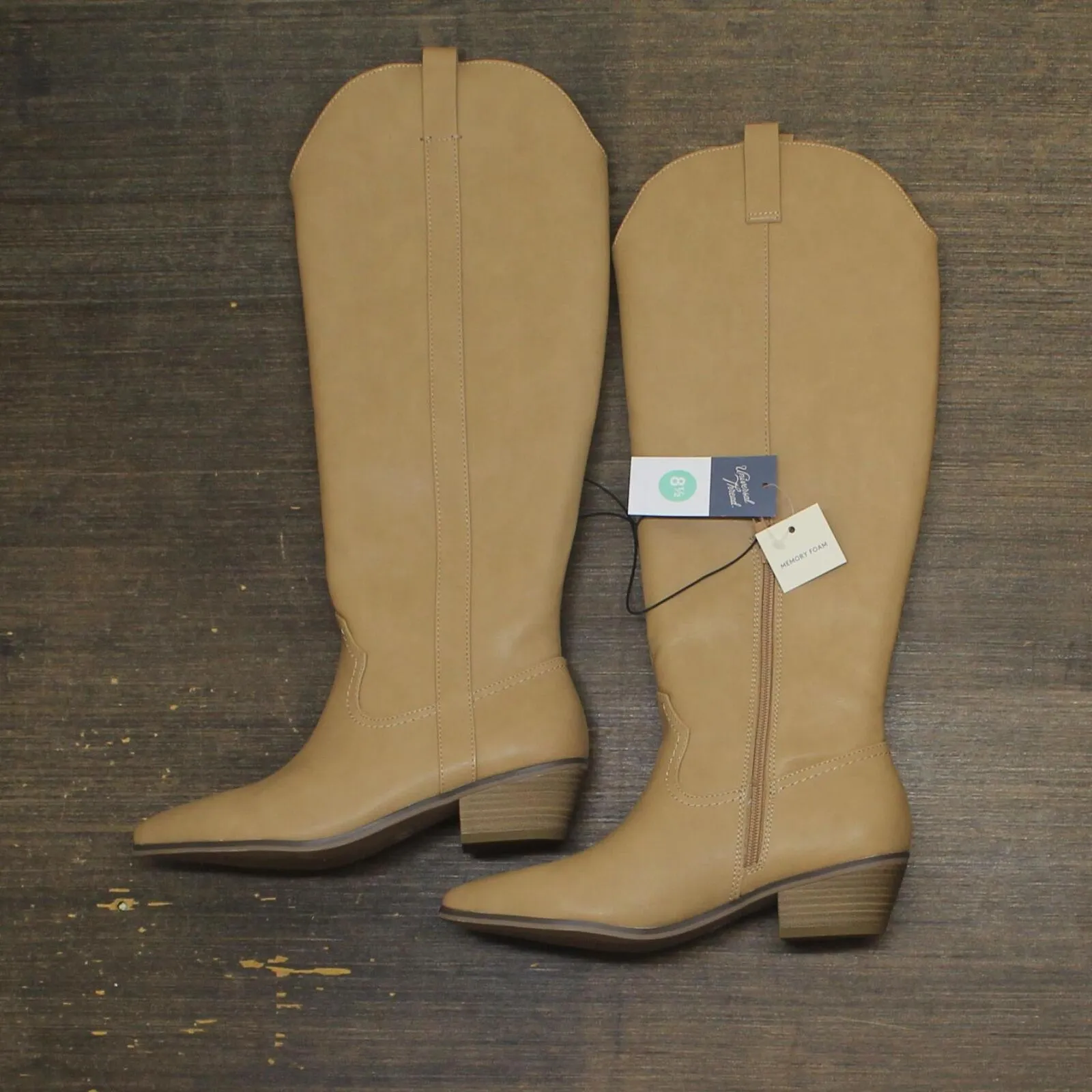 Universal Thread Womens Sommer Western Boots 87929896 Light Brown 8.5M