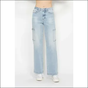 Unleash your Inner Fashionista with Judy Blue High Waist Cargo Jeans! 😎✨