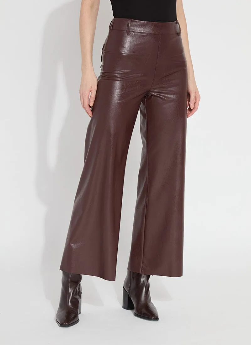 Vegan Leather Wide Leg (28" Inseam)