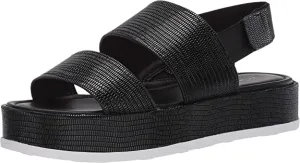 VIA SPIGA Women's V-Gabourey2 City Sandals, Black, 9