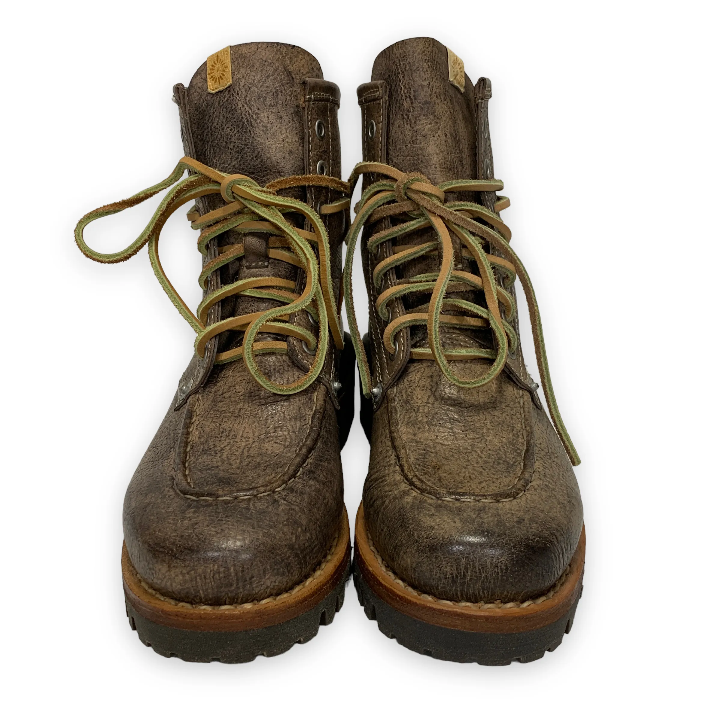 [W7] DS! Visvim Women's Vanguard Boots Folk Leather Dk Brown