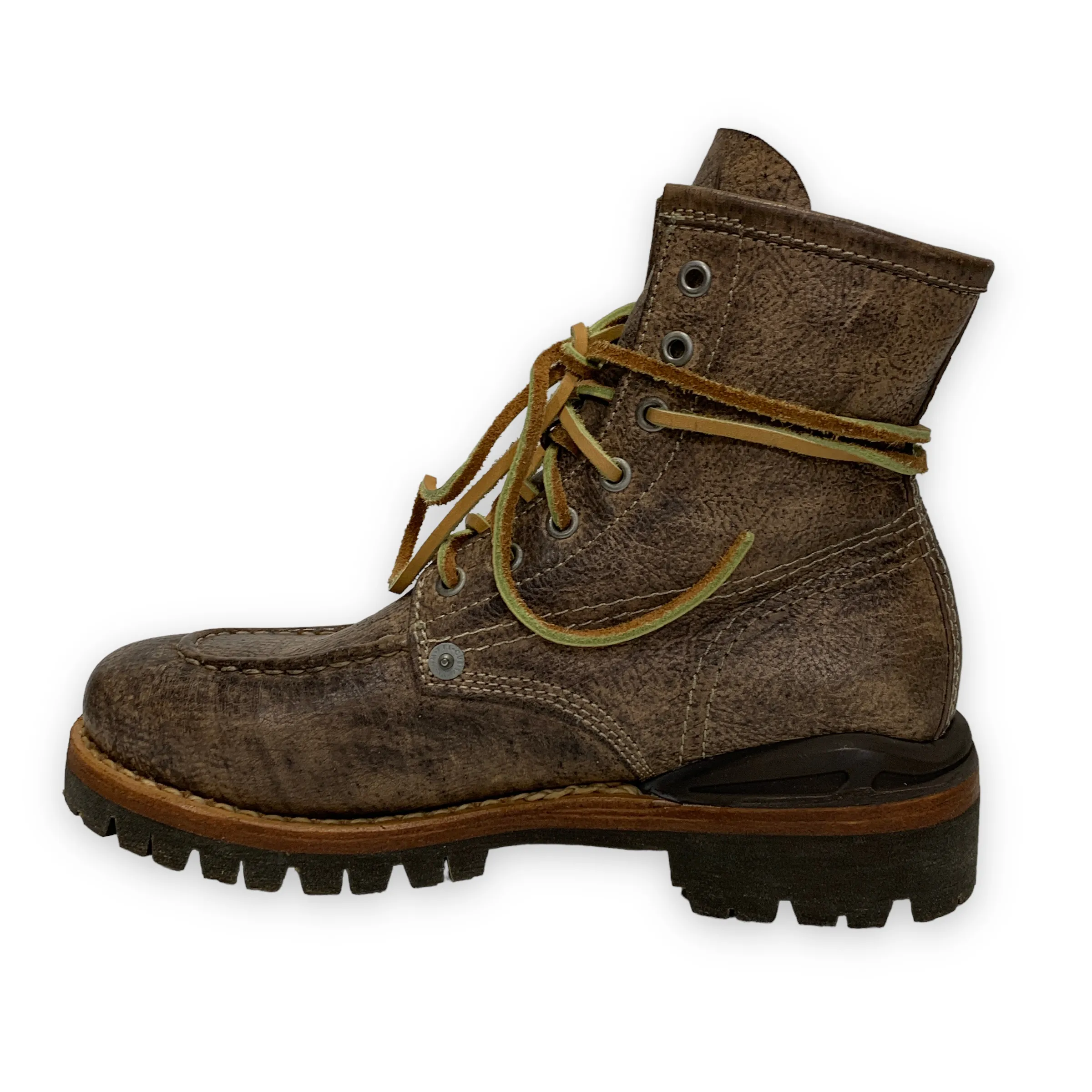 [W7] DS! Visvim Women's Vanguard Boots Folk Leather Dk Brown