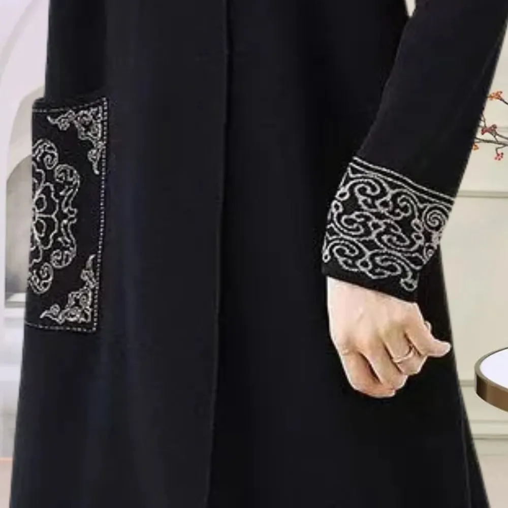 Warmer gestrickter Midikleid - Vanya