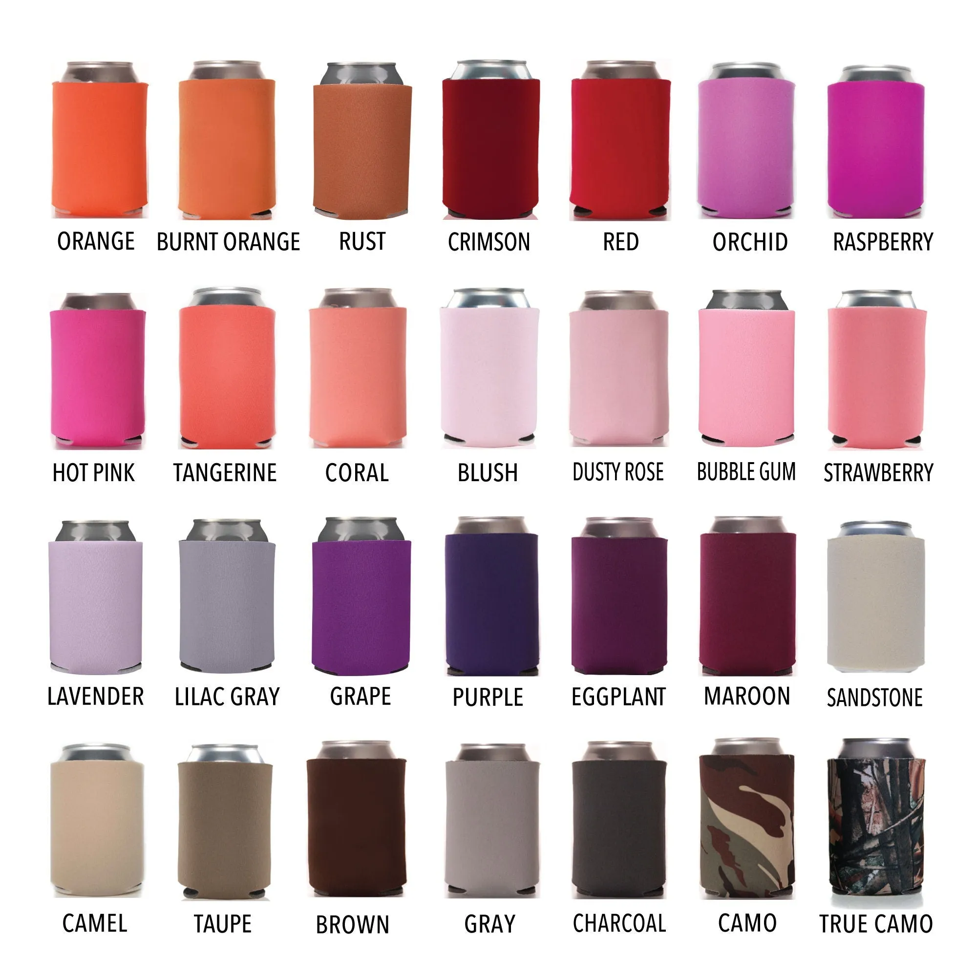 Wedding Can Cooler #214R - Custom Pet Illustration