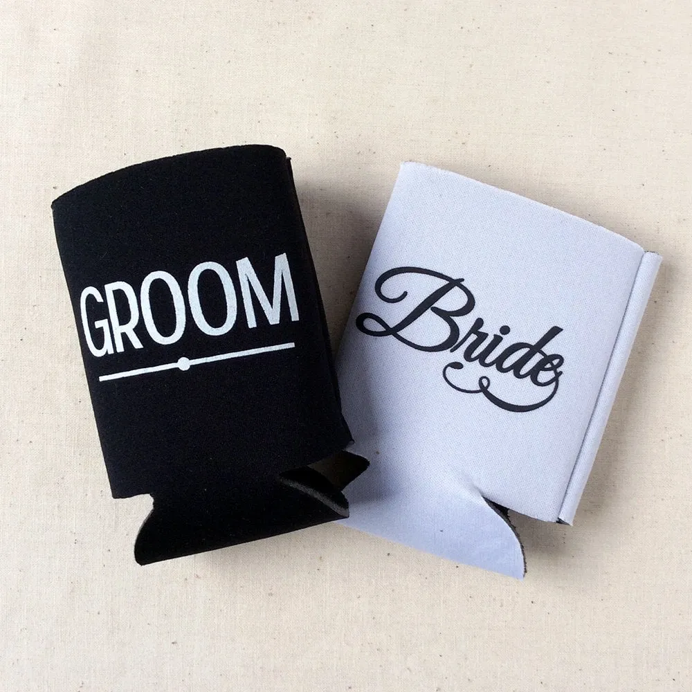 Wedding Can Cooler & Cup Package #168 - Cheers to The Mr and Mrs