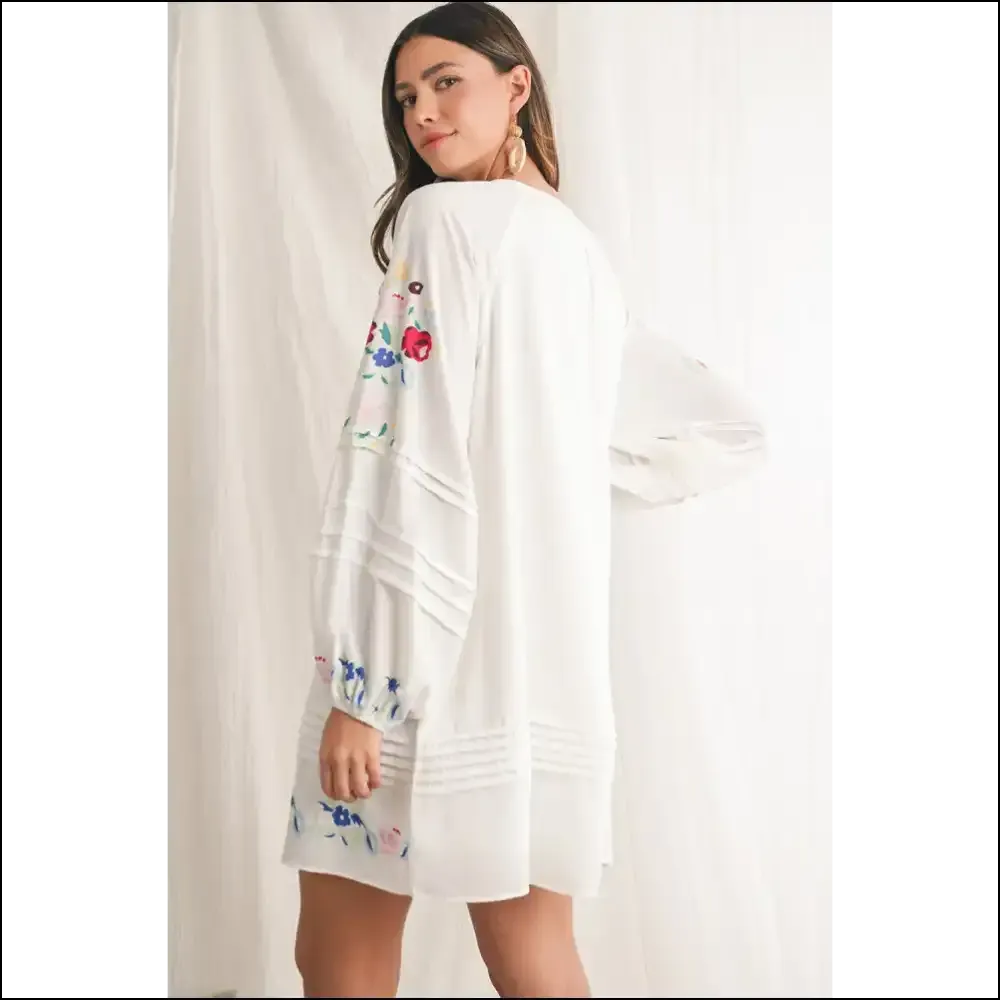 White Boho Floral Mini Dress: so Cute, It's Practically Illegal 😇