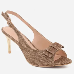 Women "KRISTY" Elegant Mid High Heel Sandals