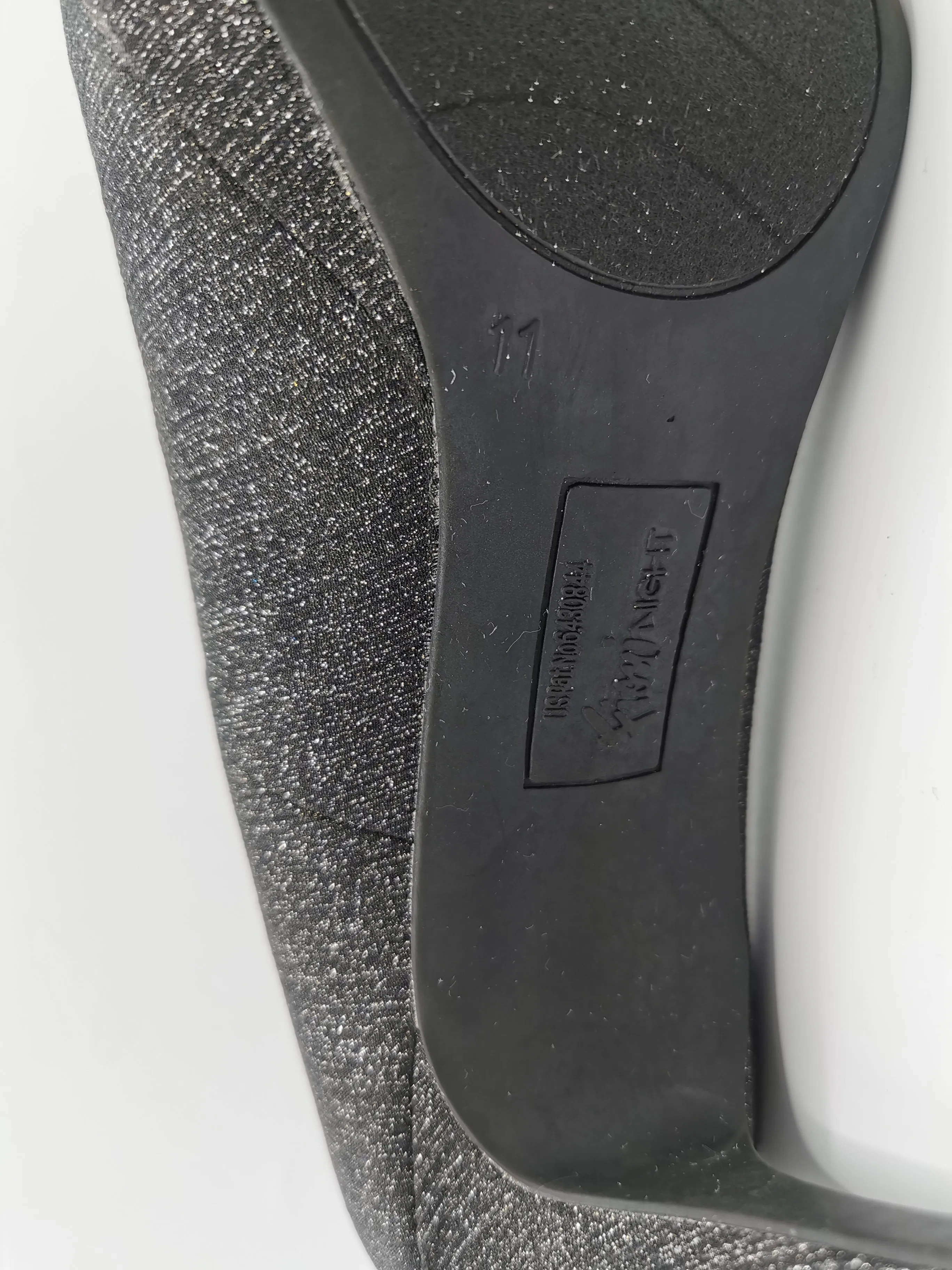 WOMENS SIZE 11 - FIONI NIGHT, Glittery Stiletto Pumps EEUC B9
