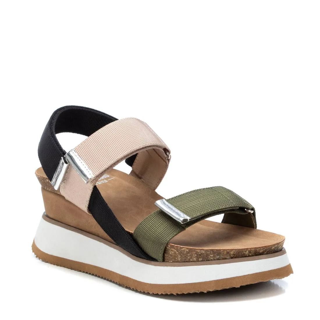 Women's Wedge Sandals By XTI, 4480503 Olive