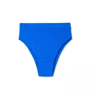 Xhilaration Women's Ribbed High Leg High Waist Bikini Bottom