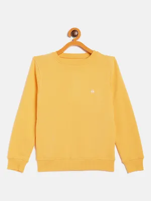 Yellow Round Neck Sweatshirt